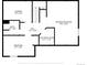 Basement floor plan featuring a bedroom, recreation room, bathroom, laundry room, hall and electrical room with dimensions at 12646 Osceola St, Broomfield, CO 80020