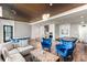 Stylish clubhouse featuring a modern kitchen, pool table, plush seating, and beautiful hardwood floors at 1901 Wazee St # 419, Denver, CO 80202