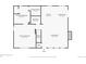 Detailed second floor plan showcasing main bedroom, bathroom, kitchen, dining and living room layout with dimensions at 7134 Kiowa Rd, Larkspur, CO 80118