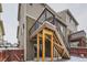 Elevated deck with stairs, offering extra outdoor space at 1405 Willow Oak Rd, Castle Rock, CO 80104