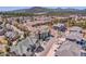 Aerial view of townhome complex with mountain view at 1194 Red Lodge Dr # 201, Evergreen, CO 80439