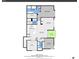 Detailed floor plan showcases layout, dimensions, including a balcony, primary bedroom, and spacious living room at 1194 Red Lodge Dr # 201, Evergreen, CO 80439