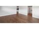 Spacious living room featuring beautiful hardwood floors at 2010 Irving St, Denver, CO 80211