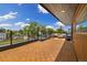 Relaxing patio with stylish outdoor furniture and neighborhood views at 2010 Irving St, Denver, CO 80211