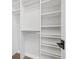 Walk-in closet featuring custom shelves and hanging storage at 2010 Irving St, Denver, CO 80211