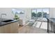 Bright living room with a modern design, adjacent bar, and outdoor access to a balcony at 1647 N Osceola St, Denver, CO 80204