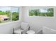 Bright sitting area features cozy chairs and a scenic view from the horizontal window at 1647 N Osceola St, Denver, CO 80204