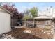 Backyard features a fire pit, stone patio and seating area for relaxation at 3953 Tejon St, Denver, CO 80211