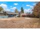 Expansive backyard featuring ample space and mature trees, perfect for outdoor enjoyment and relaxation at 211 Newport St, Denver, CO 80220