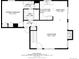 Upper level floor plan including a primary bedroom, bath, kitchen, dining area, hall, and living room at 4520 E 112Th Pl, Thornton, CO 80233