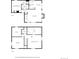 Two story floor plan featuring lower and upper levels, including recreation and living spaces at 4520 E 112Th Pl, Thornton, CO 80233