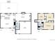 Detailed floor plan showcasing the layout of the first and second floors, including room dimensions and configurations at 4410 S Estes St, Littleton, CO 80123