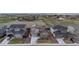 Aerial view of homes showcasing landscaping, driveways, and neighborhood layout at 14651 Dahlia Way, Thornton, CO 80602