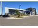 An exterior shot of a Topgolf facility featuring its modern architecture at 14651 Dahlia Way, Thornton, CO 80602