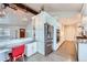 Bright kitchen featuring custom cabinets, granite countertop and stainless steel appliances at 12189 N Boot Hill Dr, Parker, CO 80138