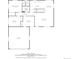 Floorplan layout with three bedrooms, two baths, kitchen, dining area, living room, and garage at 396 Tucson St, Aurora, CO 80011