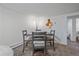 Basement dining area, ready to host Gathering and friends at 3734 Miller Ct, Wheat Ridge, CO 80033