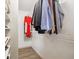 Spacious walk-in closet with custom shelving and hanging rods for optimal storage at 8225 Fairmount Dr # 106, Denver, CO 80247