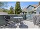 Relaxing back patio with outdoor seating, perfect for entertaining or enjoying a quiet moment outdoors at 4976 S Nelson St # A, Littleton, CO 80127