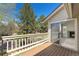Relaxing balcony with a view, perfect for enjoying the outdoors and a private fireplace view at 8270 S High Ct, Centennial, CO 80122