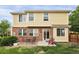 Backyard with patio, seating area, lawn, and privacy fence at 3109 S Jebel Way, Aurora, CO 80013