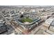 Aerial view of the building and Coors Field at 1777 Larimer St # 2209, Denver, CO 80202