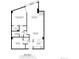 Floor plan showing a spacious condo layout at 1777 Larimer St # 2209, Denver, CO 80202