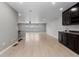 Basement with wet bar, hardwood floors, and recessed lighting at 1815 Avery Way, Castle Rock, CO 80109