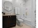 Bathroom with vanity, tub, and shower at 1815 Avery Way, Castle Rock, CO 80109