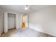 Spacious bedroom boasts a large closet and attached bathroom at 1006 Homestake Dr # 1D, Golden, CO 80401