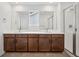 Bathroom with double sink vanity and separate shower at 2102 Wagon Wheel Aly, Brighton, CO 80601