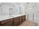 Bathroom with double sinks, vanity, and separate shower at 2102 Wagon Wheel Aly, Brighton, CO 80601