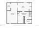This basement floor plan features a bedroom, office, laundry room, bathroom, and closet space at 2272 Jay St, Edgewater, CO 80214
