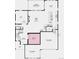 Floor plan featuring a flex space, great room, kitchen, dining, and garage at 3370 Backdrop Ct, Castle Rock, CO 80108