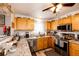 The Kitchen features countertops, stainless steel appliances, and ample storage at 1372 S Cathay Ct # 104, Aurora, CO 80017