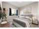 Bright bedroom with large window, neutral decor, and plush bedding at 1615 Harlan St # 2, Lakewood, CO 80214