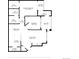 Detailed floor plan showcasing the layout, dimensions, and features of this home at 9180 Rolling Way # 303, Parker, CO 80134