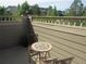 Relaxing patio area complete with a table and seating, great for enjoying the outdoors at 555 Alton Way # E, Denver, CO 80230