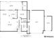 Detailed floor plan showcasing the layout of the first floor, including the living room, kitchen, and sunroom at 559 E 2Nd Ave, Castle Rock, CO 80108