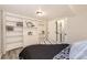 Charming bedroom with built-in shelving, plenty of room for storage and decor at 8264 S Fillmore Way, Centennial, CO 80122