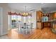 Kitchen breakfast nook with access to backyard patio at 7172 Waterford Ct, Niwot, CO 80503