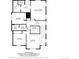 Detailed floor plan showcasing bedroom sizes, bathroom locations, and hall dimensions at 3111 Youngheart Way, Castle Rock, CO 80109