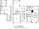 A detailed floorplan showcasing three levels of living space with various room dimensions at 3111 Youngheart Way, Castle Rock, CO 80109