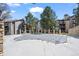 Community pool covered for the off-season at 2575 S Syracuse Way # H206, Denver, CO 80231