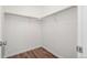 Walk-in closet with clothing rod and new floors at 2575 S Syracuse Way # H206, Denver, CO 80231