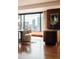 Stylish dining room showcasing city views, and comfortable seating at 1133 14Th St # 3420, Denver, CO 80202