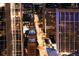 Spectacular nighttime view of the illuminated city skyline at 1133 14Th St # 3420, Denver, CO 80202