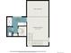 Upper-level floor plan includes primary bedroom, walk-in closet, and attached bathroom at 2141 S Victor St # B, Aurora, CO 80014