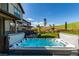 Relaxing hot tub in a backyard, perfect for entertaining at 15647 Weaver Gulch Dr, Morrison, CO 80465