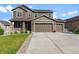 Beautiful two-story home with a three car garage, a covered porch, and well-maintained landscaping at 3008 Echo Park Dr, Castle Rock, CO 80104